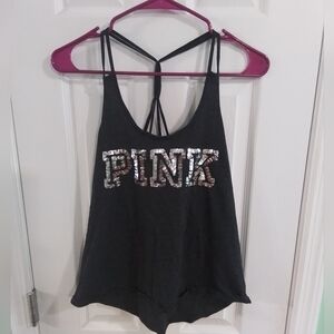 Pink Victorias Secret Bling Tank Top